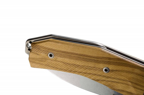 Складной нож Lion Steel KUR UL Olive Wood Flipper фото 5 Складной нож Lion Steel KUR UL Olive Wood Flipper фото 5
