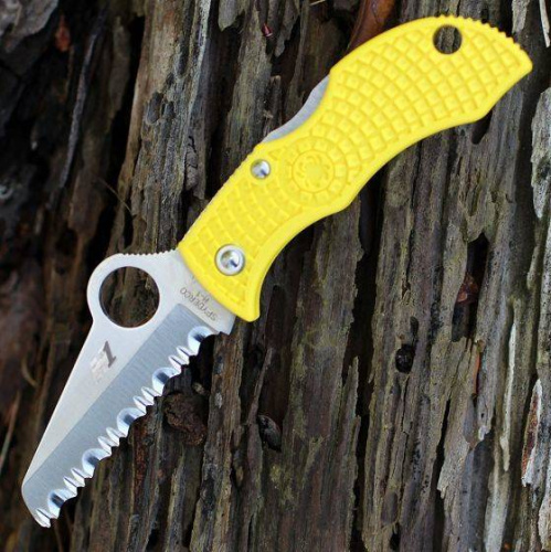 122 Spyderco ManBug Salt Lightweight MYLS фото 6