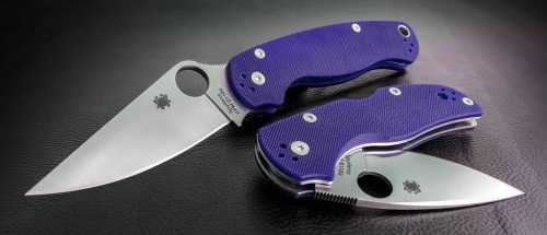 Складной нож Spyderco Para Military 2 Dark Blue - 81GPDBL2 фото 5