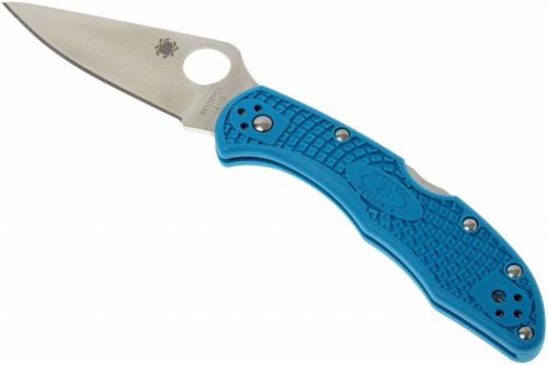 Складной нож Spyderco Delica 4 Flat Ground - 11FPBL фото 12 Складной нож Spyderco Delica 4 Flat Ground - 11FPBL фото 12