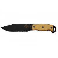Нож с фиксированным клинком Ontario "RD6 Tan micarta"