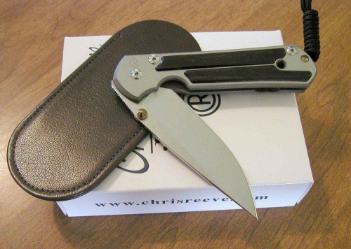 3810 Chris Reeve Large Sebenza 21 Gabon Ebony Inlay фото 8