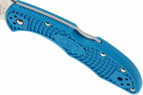 Складной нож Spyderco Delica 4 Flat Ground - 11FPBL фото 6 Складной нож Spyderco Delica 4 Flat Ground - 11FPBL фото 6