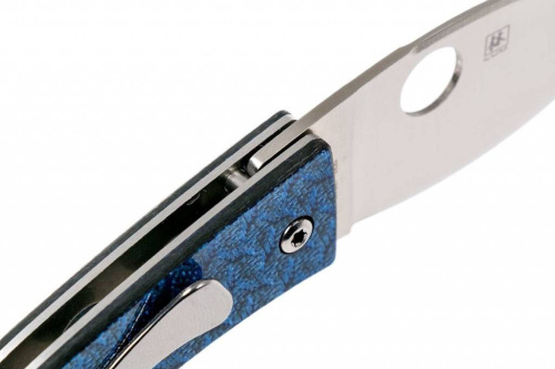 Складной нож Spyderco Lil' Lum Blue Nishijin - 205GFBLP фото 16 Складной нож Spyderco Lil' Lum Blue Nishijin - 205GFBLP фото 16